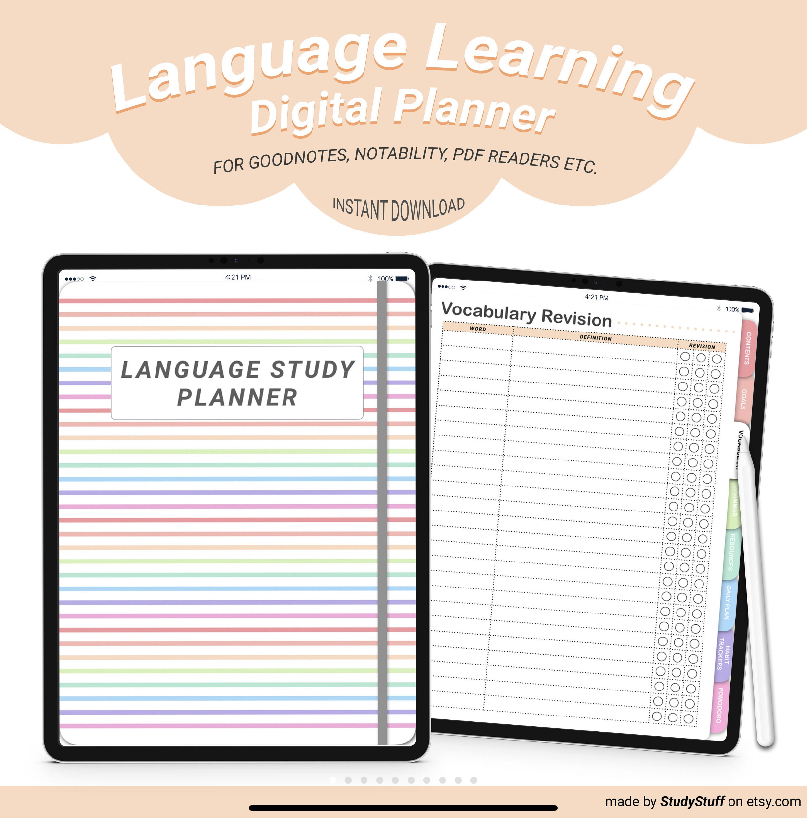 Use A Language Study Planner To SUPERCHARGE Your Language Learning Study Stuff