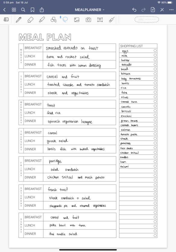 How To Create A Great Meal Plan As A Student | Study-Stuff