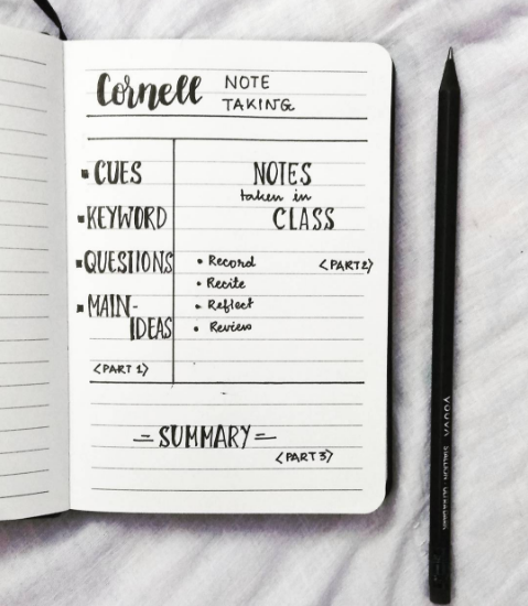how to take cornell notes