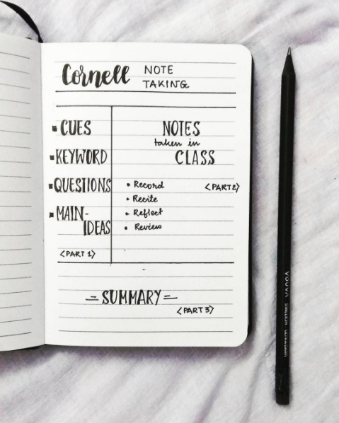 how to take cornell notes