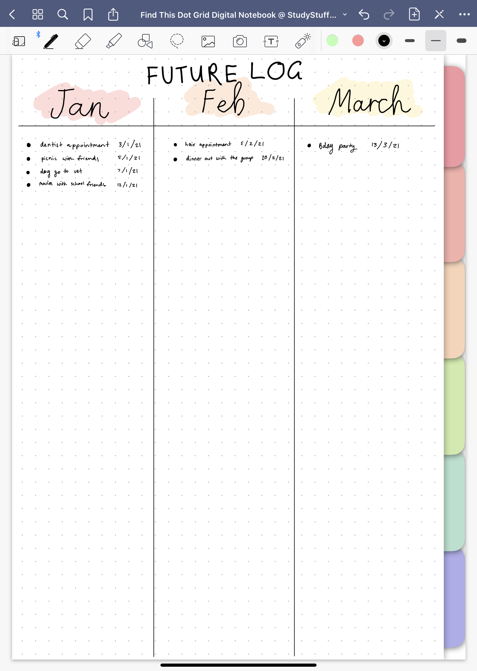 How To Make DIGITAL Bullet Journal Templates and Sell Them 